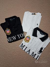 2 polo e una t-shirt ralph lauren taglia S