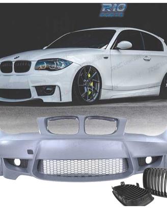 PARAURTI ANTERIORE BMW E81 E87 E82 04-13 LOOK 1M +