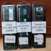 Modulo RAM DDR 266 MHZ 256 Mb x PC Fisso