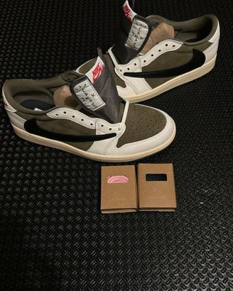 Travis Scott Air Jordan 1 Low Medium Olive