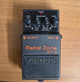 Pedale Boss MT-2 metal zone - distorsore chitarra