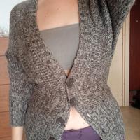 Cardigan manica tre quarti