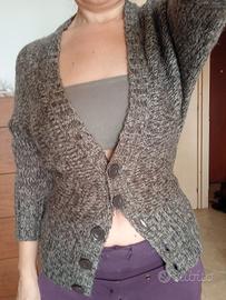 Cardigan manica tre quarti