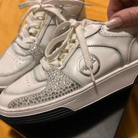 Scarpe Pinko pelle bianca