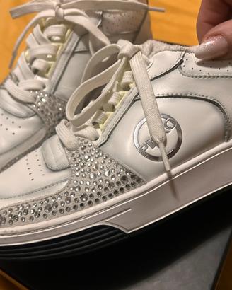 Scarpe Pinko pelle bianca