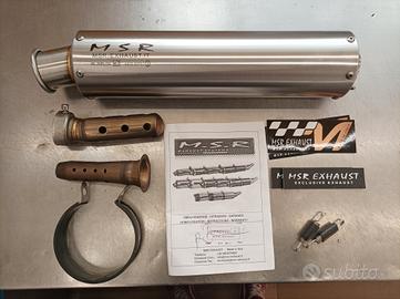 scarico msr omologato inox universale