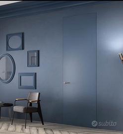 Porte filo muro in legno - made in italy