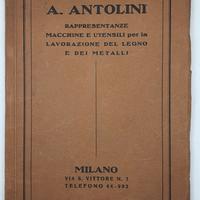 A. ANTOLINI  Rappresentanze  macchine  utensili 