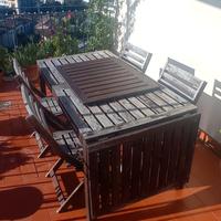 Ikea - tavolo e 4 sedie da giardino