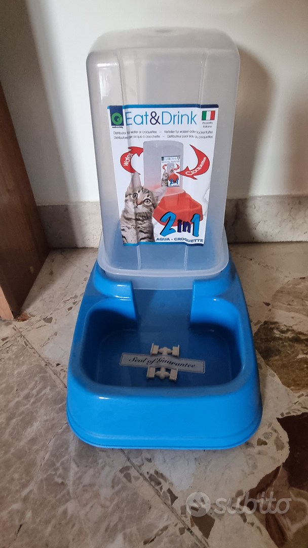 Distributore Acqua/Cibo per Cani e Gatti Nuovo - Animali In