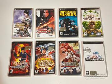 Lotto 8 videogiochi per PlayStation Portable PSP