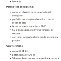 Forno elettrico de longhi