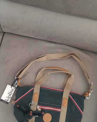 borsa Kipling a tracolla regolabile con due manici