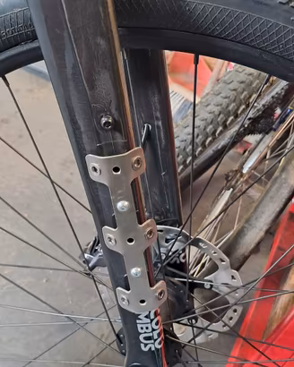 Bikepacking supporto doppio forcella carbon gravel