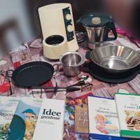 Bimby con accessori e libri