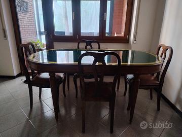 Tavolo antico + sedie