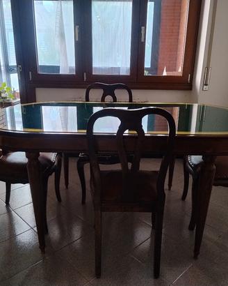 Tavolo antico + sedie