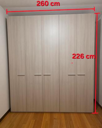 armadio con letto