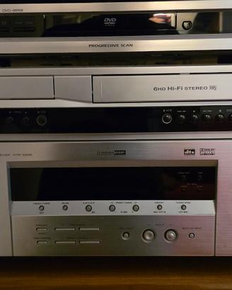 Amplificatore + lettore cd/dvd + subwoofer YAMAHA