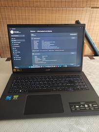 PC portatile da gaming Acer Aspire 7 rtx 3050 