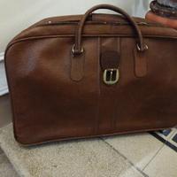 Valigia vintage in pelle