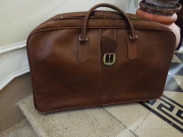 Valigia vintage in pelle