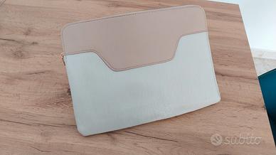 Clutch oversize PIECES panna e beige - Come nuova!