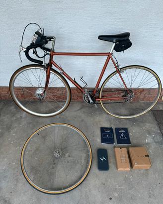 Bicicletta corsa vintage elettrica