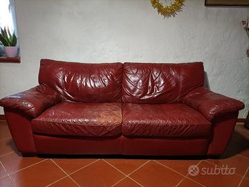 divano in vera pelle
