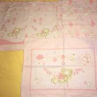 Set lenzuola flanella lettino culla - bimba