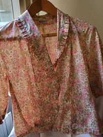 camicia a fiori vintage