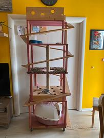 Torre gatto tiragraffi 223 x 88 x 78 cm