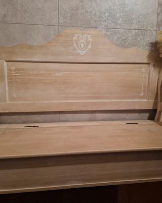 Panca/Cassapanca  in legno stile  shabby chic