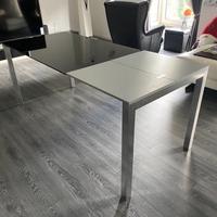 Tavolo design allungabile in cristallo Scavolini