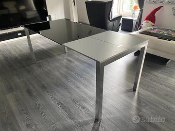 Tavolo design allungabile in cristallo Scavolini
