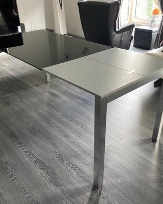 Tavolo design allungabile in cristallo Scavolini