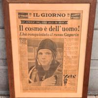Prima pagina de "Il Giorno" - Gagarin