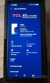 Smartphone TCL  40 NXT PAPER 256gb