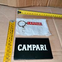 Gadget Ciondolo Portachiavi Smaltato Campari Nuovo