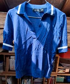 Maglietta maniche corte Blu Ralph Lauren taglia S