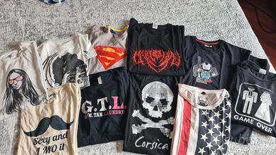 Lotto 10 t-shirt uomo