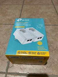 TP-link powerline AV600 con presa passante