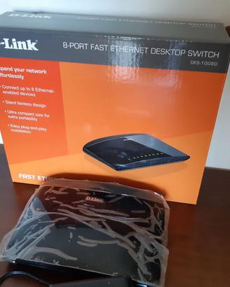 DLINK SWITCH 8 PORTE ETHERNET