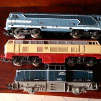 trenini elettrici LIMA con molti scambi anche auto