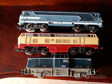 trenini elettrici LIMA con molti scambi anche auto