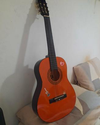 Chitarra 3/4 x bambini + fodero/custodia con tasca