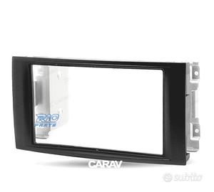 CORNICE NERA RADIO 2-DIN PER VOLKSWAGEN VW TOUAREG