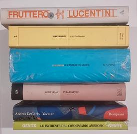 Lotto 6 libri Narrativa, Gialli e Noir