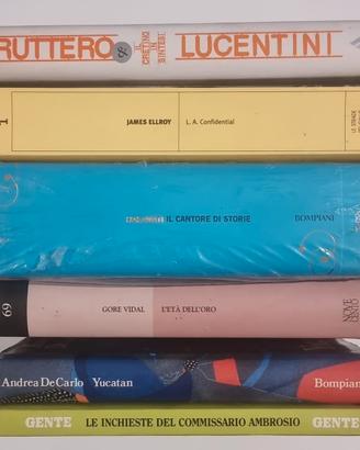 Lotto 6 libri Narrativa, Gialli e Noir