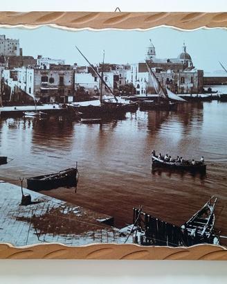 Stampa golfo Pozzuoli - su materiale ligno